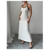 Verdusa Women's Textured Bodycon Maxi Dresses Sleeveless Spaghetti Strap Dress