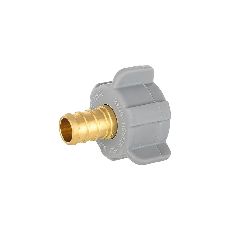 EFIELD 1/2 Inch PEX x 7/8 Inch Ballcock Swivel Brass
