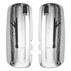 YUANJUFITT Chrome Dood Mirror Covers for Kenworth T680 T880 W990,Rear