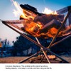 Outdoor Portable Fire Pit Folding Bonfire Rack Camping Barbecue Mesh