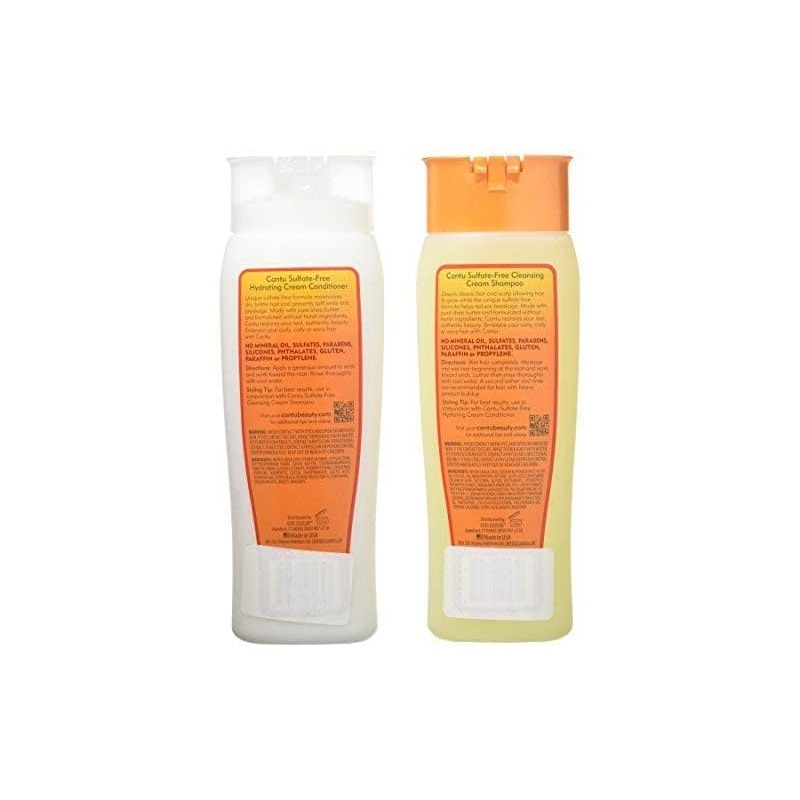 Cantu Shea Butter Cleansing Shampoo + Hydrating Conditioner 13.5oz "Duo"