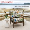 All Smiles Outdoor Chair Cushions for Patio Furniture Set of