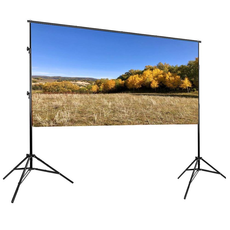 Outdoor Indoor Projector Screen Stand Tripod for Portable Foldable Projection