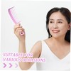 Healvian Hairdressing Tool Sturdy Wide Tooth Comb for Women Multifunctional