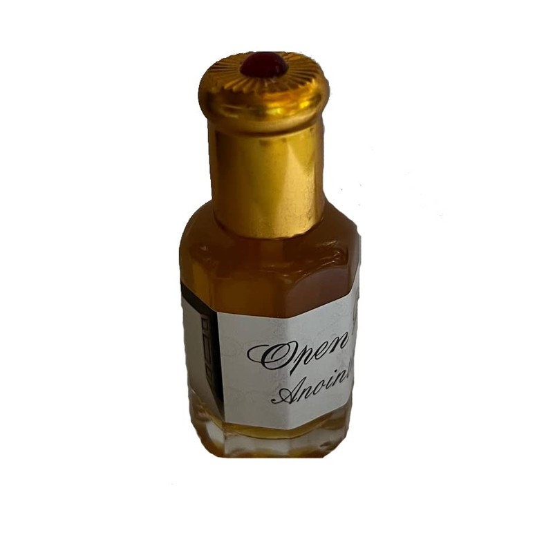 Open Doors Anointing Oil 1/3 oz Bottle with Gold top