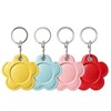 JDHTMTCBGX 4 Pack Leather Tracker Cover Compatible with Airtag Holder