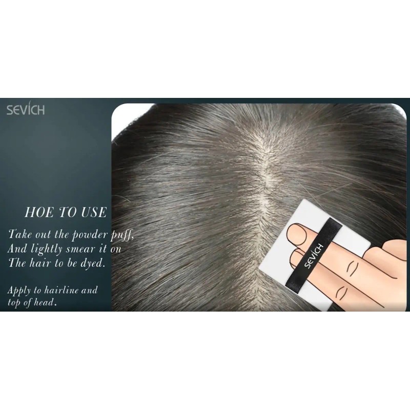 Sevich Maquillaje Polvo Instant Cubre Canas Extra Size