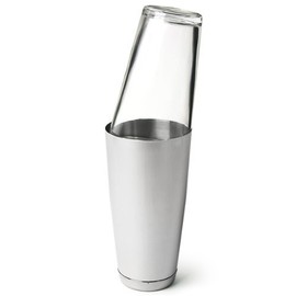 Professional Boston Cocktail Shaker | Shaker Tin by, 16oz Mixing Glass Weighted Boston Cocktail Shaker | 28oz Boston Cocktail Shaker ® Chabrias Ltd