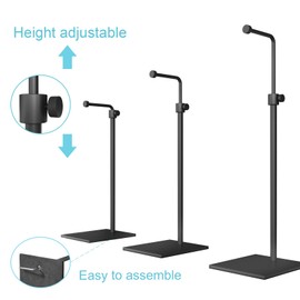 ALLOK 2 Pack Bag Display Rack Handbag Display Stand Adjustable Purse Display Stand Jewelry Rack Metal Single Hanging Hook Bag Display Pure Metal Base (Black)