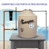 3 Cartuchos Repuesto Genérico SOLOS Estandar Compatible con Filtro Rotoplas