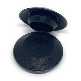 TOP SECRET PDR 1/2" Flush Type Head Plugs Designed for use in Sheet Metal up to 0.3-.08" or 0.076-2.03mm Hole Diameter for snap in .49-.51" (1/2", Black, 10)