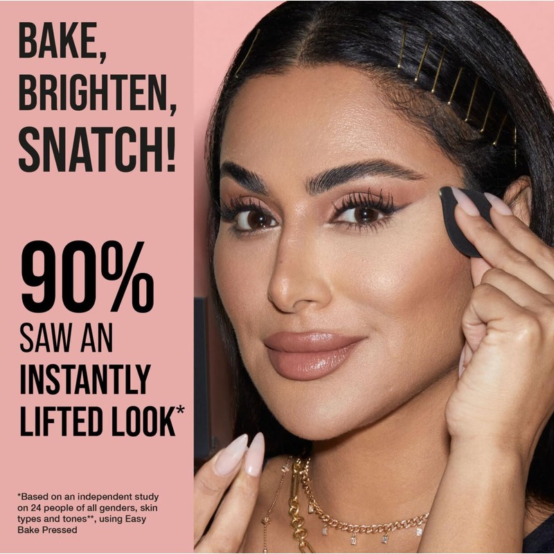 Huda Beauty Easy Bake and Snatch Compact Powder - Peach