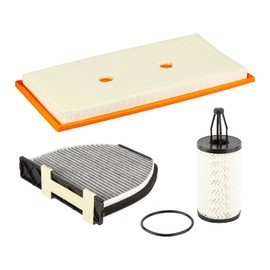 C43139 Engine Air Filter HU7025Z Oil Filter CUK29005 Cabin Air Filter Compatible with W204 W212 C300, C350, E300, E350, E400, GLE350, GLK350, ML350, R350, 2012-2018