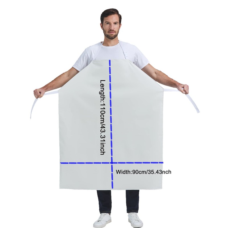 Nanxson Unisex Waterproof Rubber Aprons Work Apron Meat Apron Butcher