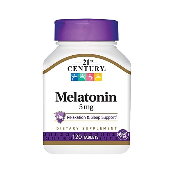 Melatonin 5mg, Maximum Strength 120 ea (Pack of 4)