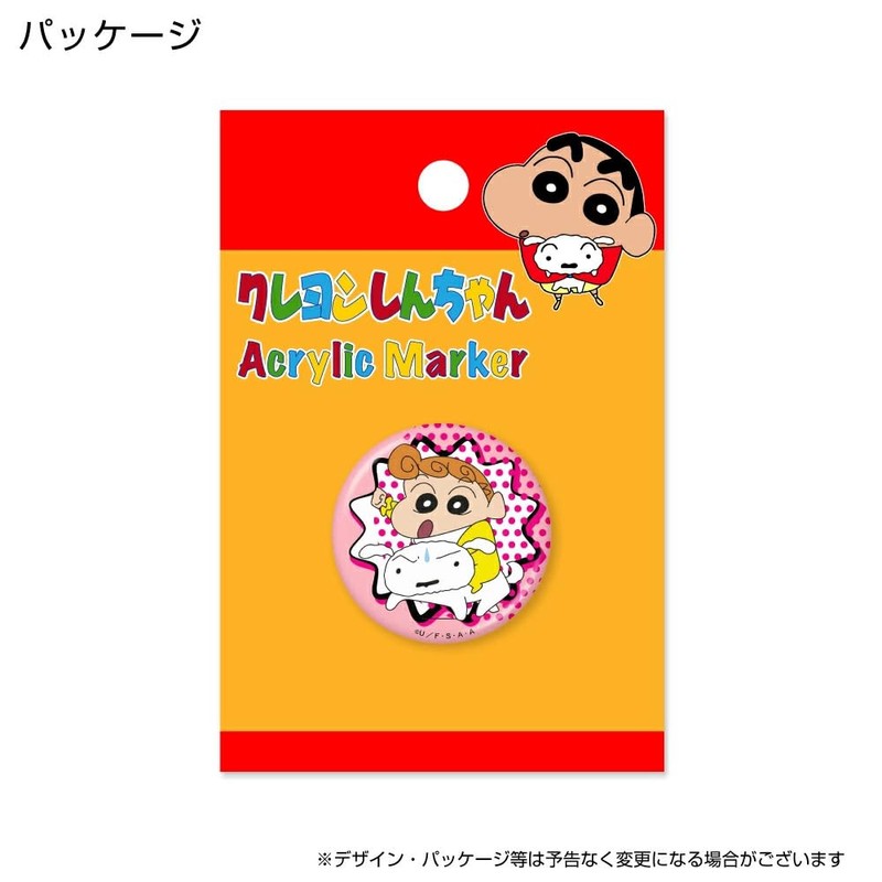 HOKUSHIN TRADING MK0492 Golf Ball Marker Crayon Shin-chan Acrylic Marker