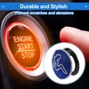 VekAuto Car Push Start Button Cover, Bling Engine Button Cover