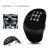 Qiilu 5 Speed Car Gear Knob Head Cover