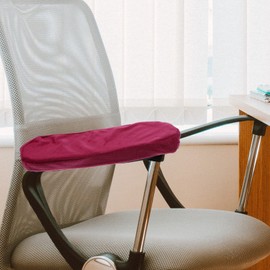 Operitacx 1 Pair seat arm pad office chair armrest cushion arm rest covering for chair gaming chair arm pads chair armrest arm rest pillow soft pillows polyester human body bracket purple