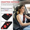 2PCS Car Seat Belt Covers, Flower Soft Comfortable Vehicle Seatbelt
