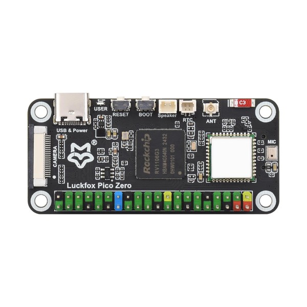 Waveshare Luck-Fox Pico Zero Linux Micro Development Board, Powered by