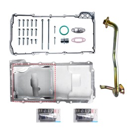 SUSUCAR 302-2 LS Swap Oil Pan Kit Low Profile for 1964-1992 Chevy Camaro Nova Ventura Omega F-body G-body LS1 LS2 LS3 4.8L 5.3L 5.7L 6.0L 6.2L