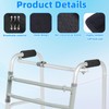 2pcs Walker Hand Grips Cover, 8.66x5.71 Inch Non-Slip Handle Cushions