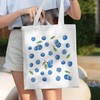 EJGFS Blueberry Tote Bag with Magnetic Buckle for Girls, Women