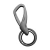 Rockyu Keychain, Men's, Cool Gray, Silver, Black, Carabiner, Hook, Keychain,