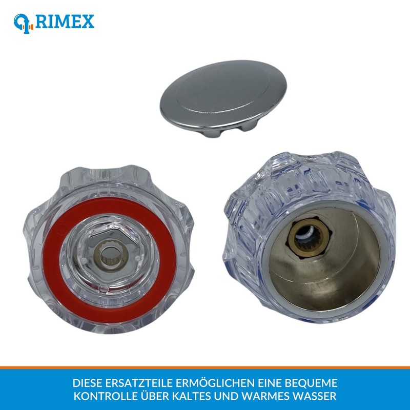 Rimex Tap Head Set Cold Water Tap Hot Water Kitchen