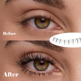 LA MAESII Bottom Lash Clusters, Manga DIY Cluster Eyelash Extensions Natural Lower Individual Lashes 5mm-6mm Bottom Lashes (BT11)