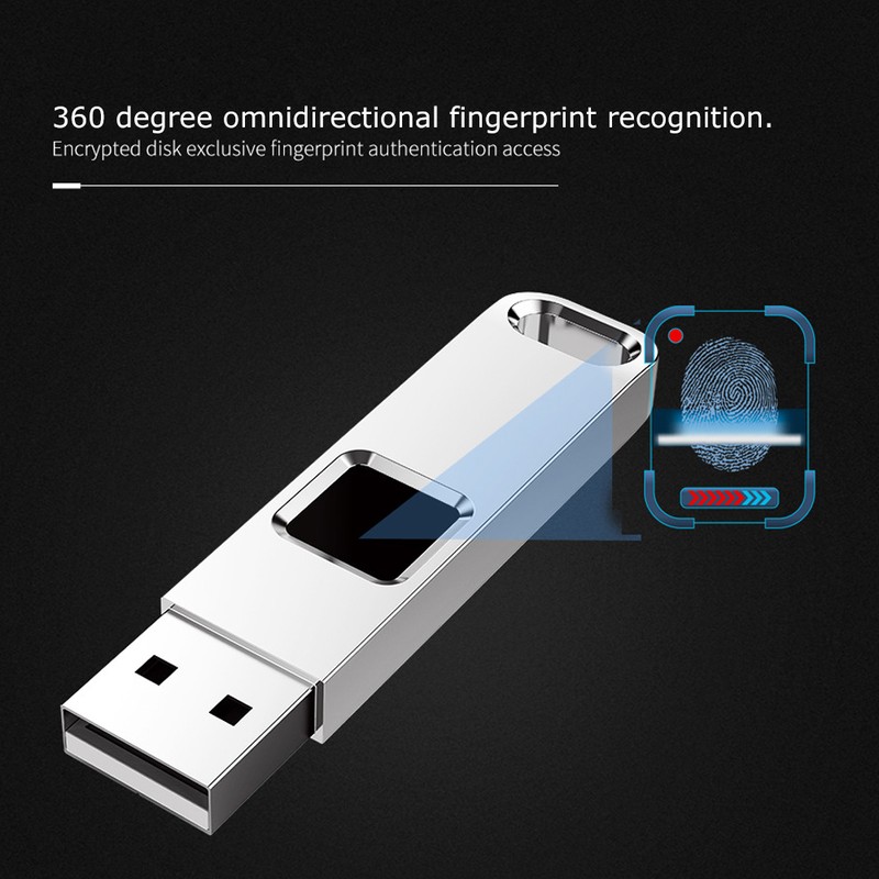 32GB Memory Storage Stick USB Flash Drive Fingerprint USB Driver