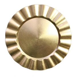 ChargeIt by Jay Gold Ruffle Rim Charger