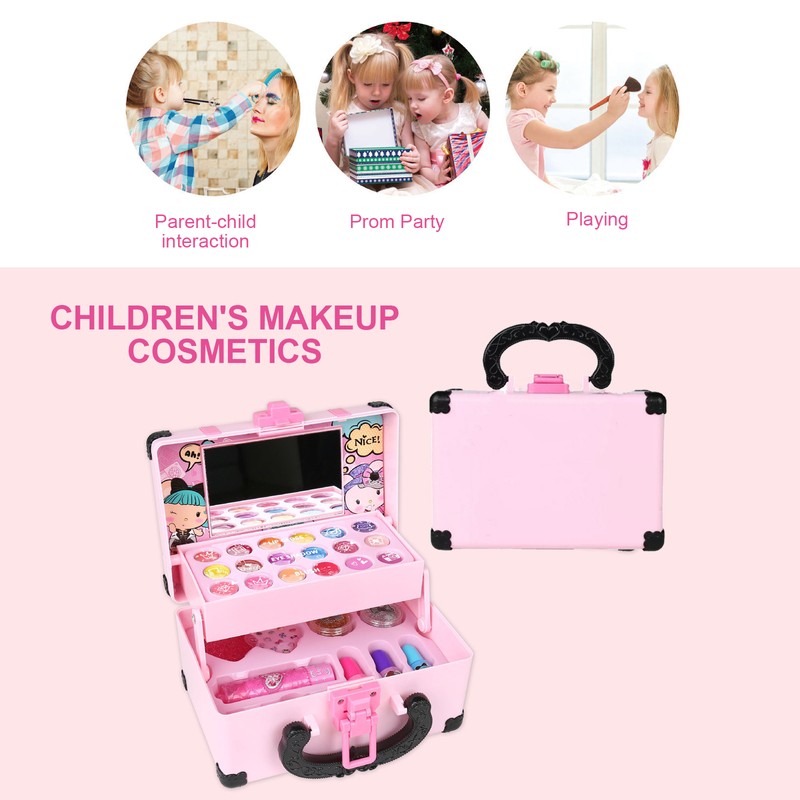 Children's Makeup Cosmetics Makeup Box Toy Stage Performance Eyeshadow Lip