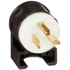 Leviton 20 Amp, 250 Volt, Straight Blade, Angle Plug, Industrial