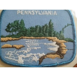 NEW Vintage Voyager Pennsylvania Souvenir Patch Emblem State PA Iron-on or Sew