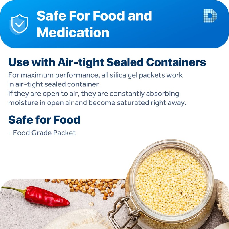 Dry & Dry 100 gm Pack of 2 "Dry&Dry" Silica