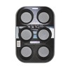 Premium 6 Cup Deep Muffin Pan - Non-Stick, Carbon Steel,