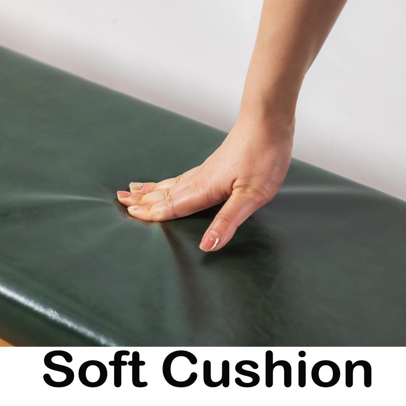 ABAMFUR Shoe Rack Bench, Solid Wood Entryway Bench(Green-39.4")