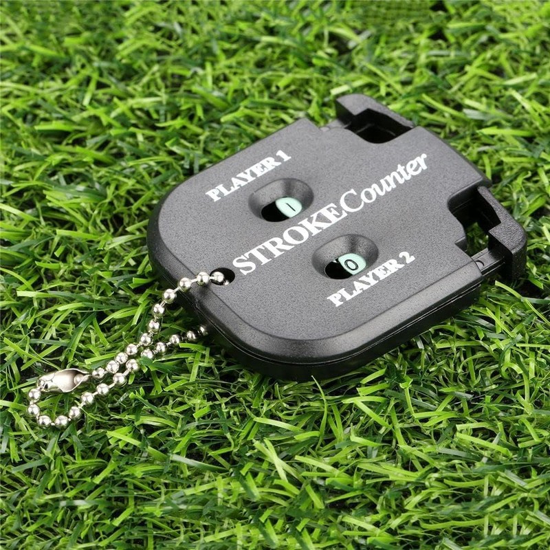 Pxiryanlow Black Golf Stroke Shot Putt Score Counter Golf Accessories,