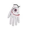 FootJoy WeatherSof Men's Golf Glove, White/Red