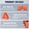 Vertical Beam Clamp 2200lbs/1 ton Capacity 3-9Inch Opening Range Beam
