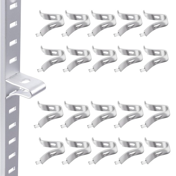 30Pcs Adjustable Cabinet Shelf Bracket Clips, Metal Shelf Bracket Clips,