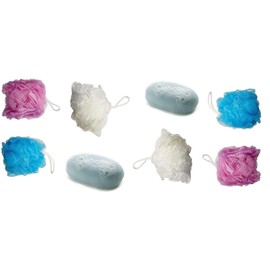 Exfoliating Body Scrubber Sponge Loofah Puff 6 Pack