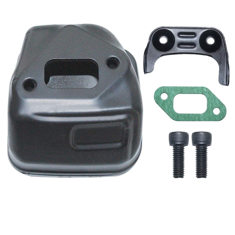 AUMEL Muffler w/Bracket Bolts Gasket Kit Fit Husqvarna 357XP 357