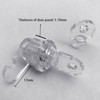 5 PCS Acrylic Plastic Security Cam Lock Latch Lock Display