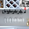 Jbikao Wine Glass Rack - Under Cabinet Stemware Wine Glass