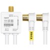 F-Factory S-4C-FB S-4C-FB 0.2m L-Shaped Plug Gold-Plated (Supports 4K8K /