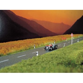 Busch 6033 Asphalt Strip 1m wht line HO Scale Scenery Kit