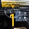 NOEAIKE Steering Wheel Lock,Heavy Duty Anti-Theft Car Device,Adjustable Length Locking